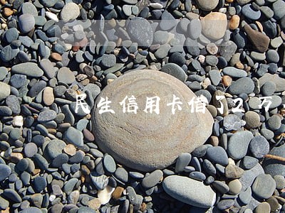 民生信用卡借了2万多逾期8 民生信用卡借了2万多逾期8