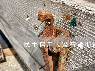 民生信用卡没有逾期被降额 民生信用卡没有逾期被降额
