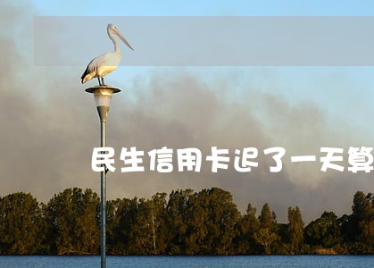 民生信用卡迟了一天算逾期吗