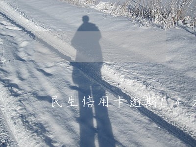 民生信用卡逾期14天了 民生信用卡逾期14天了