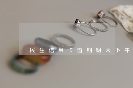 民生信用卡逾期明天下午3点