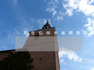 民生信用卡逾期要还全款