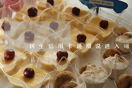民生信用卡逾期说进入司法队 民生信用卡逾期说进入司法队