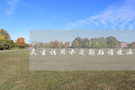 民生信用卡逾期贴催收涵 民生信用卡逾期贴催收涵