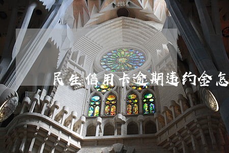 民生信用卡逾期违约金怎么算 民生信用卡逾期违约金怎么算