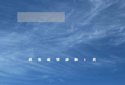 民生房贷逾期1天 民生房贷逾期1天
