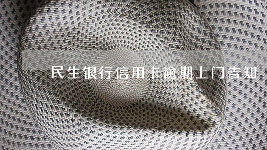 民生银行信用卡逾期上门告知