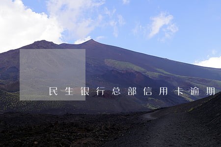 民生银行总部信用卡逾期怎么办 民生银行总部信用卡逾期怎么办