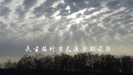 民生银行有几次逾期还款 民生银行有几次逾期还款