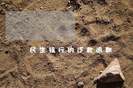 民生银行的还款逾期