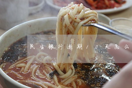 民生银行逾期10天怎么办