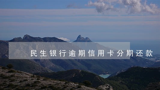 民生银行逾期信用卡分期还款