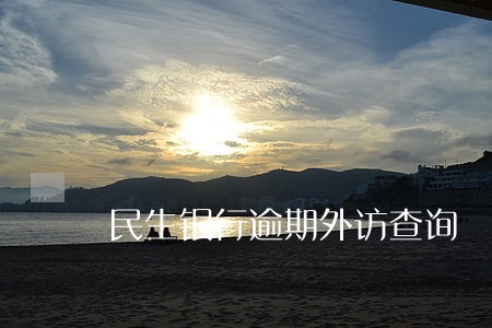 民生银行逾期外访查询 民生银行逾期外访查询