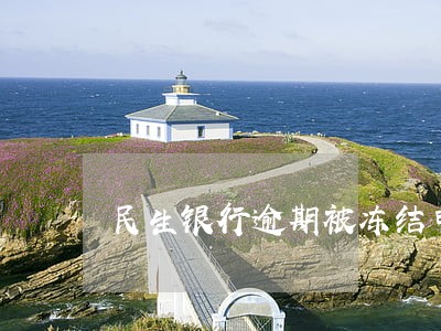 民生银行逾期被冻结申请恢复 民生银行逾期被冻结申请恢复