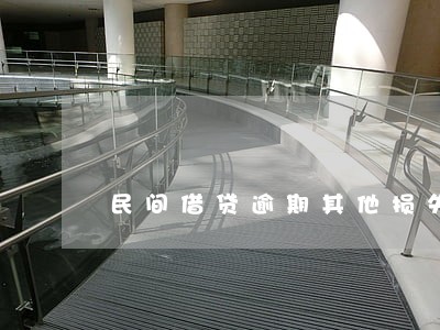 民间借贷逾期其他损失 民间借贷逾期其他损失