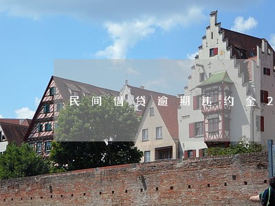 民间借贷逾期违约金2020年 民间借贷逾期违约金2020年