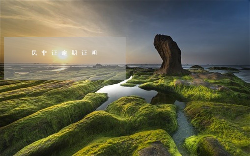 民非证逾期证明 民非证逾期证明