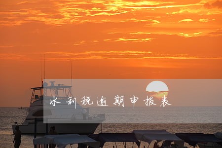 水利税逾期申报表 水利税逾期申报表