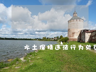 水土保持违法行为处罚一览表 水土保持违法行为处罚一览表