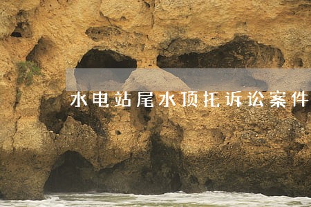水电站尾水顶托诉讼案件 水电站尾水顶托诉讼案件