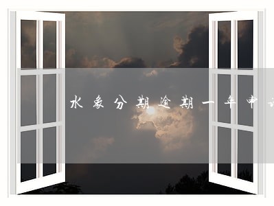 水象分期逾期一年申请水象云 水象分期逾期一年申请水象云