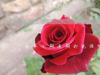 水象分期逾期打电话吗 水象分期逾期打电话吗
