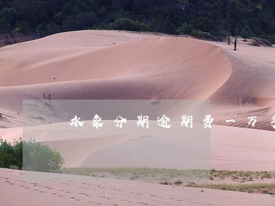 水象分期逾期费一万多 水象分期逾期费一万多