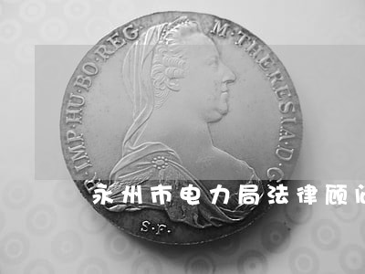 永州市电力局法律顾问 永州市电力局法律顾问