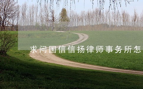 求问国信信扬律师事务所怎么样 求问国信信扬律师事务所怎么样