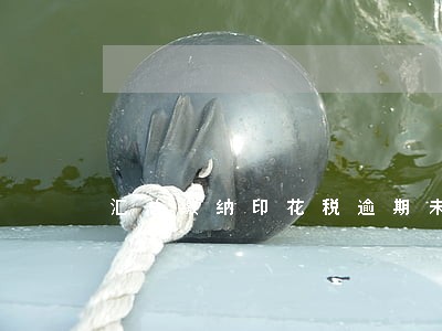 汇总缴纳印花税逾期未申报怎办 汇总缴纳印花税逾期未申报怎办
