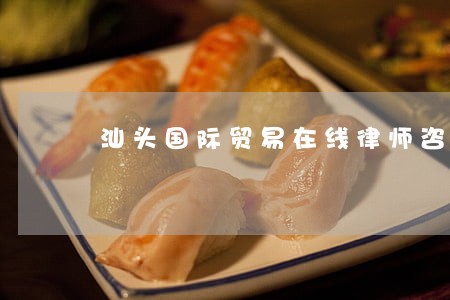 汕头国际贸易在线律师咨询