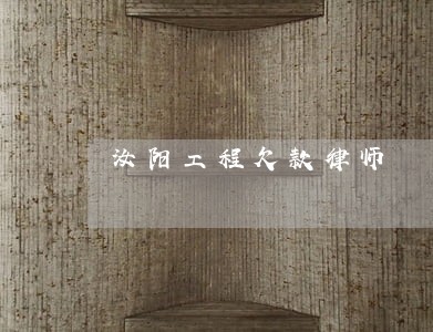 汝阳工程欠款律师 汝阳工程欠款律师