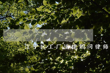 江宁区工厂法律顾问律师 江宁区工厂法律顾问律师