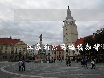 江苏南京离婚债务律师免费咨询 江苏南京离婚债务律师免费咨询