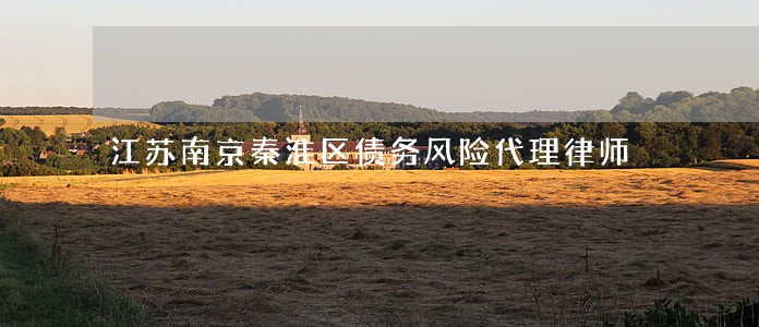 江苏南京秦淮区债务风险代理律师