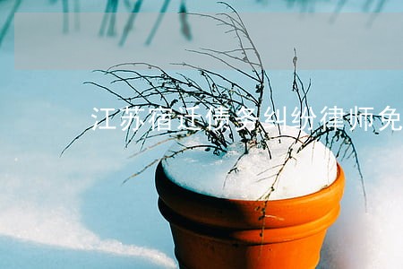 江苏宿迁债务纠纷律师免费咨询 江苏宿迁债务纠纷律师免费咨询