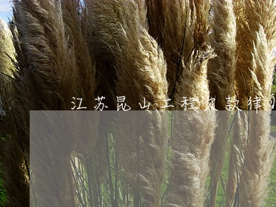 江苏昆山工程欠款律师委托咨询 江苏昆山工程欠款律师委托咨询