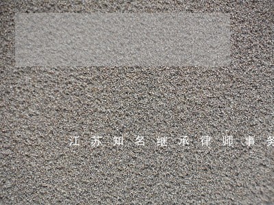 江苏知名继承律师事务所 江苏知名继承律师事务所