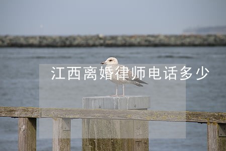 江西离婚律师电话多少 江西离婚律师电话多少