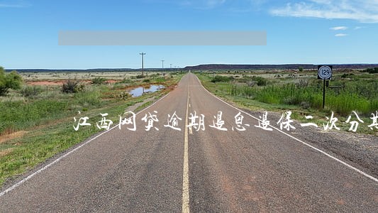 江西网贷逾期退息退保二次分期 江西网贷逾期退息退保二次分期