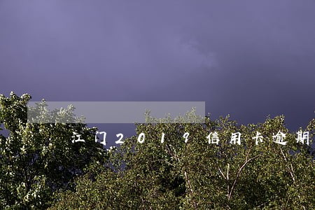 江门2019信用卡逾期名单 江门2019信用卡逾期名单