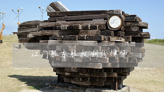江门股东股权纠纷律师