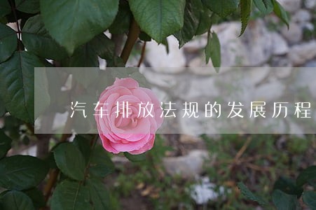 汽车排放法规的发展历程 汽车排放法规的发展历程