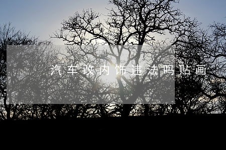 汽车改内饰违法吗贴画