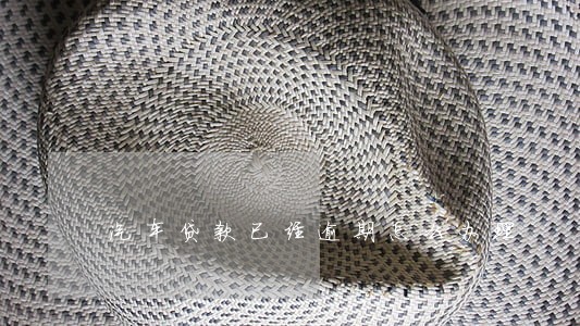 汽车贷款已经逾期怎么办理 汽车贷款已经逾期怎么办理