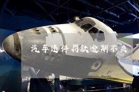 汽车违停罚款逾期不交