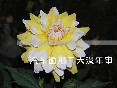 汽车逾期三天没年审 汽车逾期三天没年审