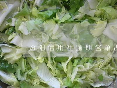 汾阳信用社逾期名单古贤庄村 汾阳信用社逾期名单古贤庄村