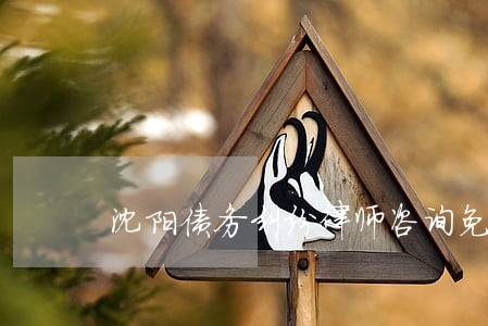 沈阳债务纠纷律师咨询免费 沈阳债务纠纷律师咨询免费