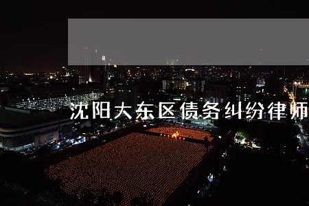 沈阳大东区债务纠纷律师费用 沈阳大东区债务纠纷律师费用